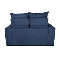 Sofá Retrátil e Reclinável 1,50m Cama inBox Smal com bordado pantográfico Suede Azul - 6