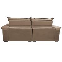 Sofá Retrátil e Reclinável 2,12m Molas Ensacadas Cama inBox Alemanha com Espuma Viscoelástico Velusoft Castor - 6