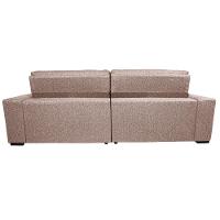 Sofá Retrátil e Reclinável 2,15m Molas Ensacadas Cama inBox Style Thermo Gel Linho Bege Escuro - 6