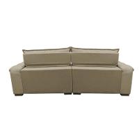 Sofá Retrátil e Reclinável 2,32m com Molas Ensacadas Cama inBox Aconchego Tecido Suede Castor - 8