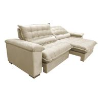 Sofá Retrátil e Reclinável 2,32m com Molas Ensacadas Cama inBox Aconchego Tecido Suede Bege - 8