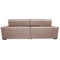 Sofá Retrátil e Reclinável 2,35m Molas Ensacadas Cama inBox Style Thermo Gel Linho Bege Escuro - 6