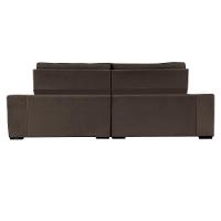 Sofá Retrátil e Reclinável 2,15m Cama inBox Big Puffer com SoftGel D40 Velupluma Café - 6