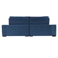 Sofá Retrátil e Reclinável 2,35m Cama inBox Big Puffer com SoftGel D40 Velupluma Azul - 6