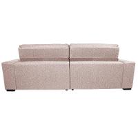 Sofá Retrátil e Reclinável 2,55m Molas Ensacadas Cama inBox Style Thermo Gel Linho Bege Claro - 6