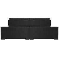 Sofá Retrátil e Reclinável 2,75m Cama inBox Big Star com SoftGel D40 Velupluma Preto - 6