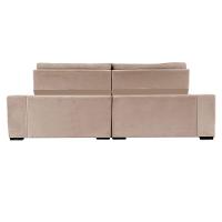 Sofá Retrátil e Reclinável 2,75m Cama inBox Big Puffer com SoftGel D40 Velupluma Bege - 6