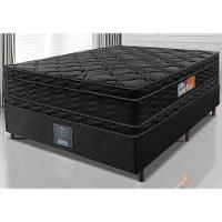Cama Box Casal Colchão OrtoFirm Black + Box 138x188x71 Double Face Espuma D33 Preto - 1