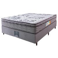 Cama Box Casal Colchão OrtoFirm + Box 138x188x67 One Face Espuma D45 Cinza - 5