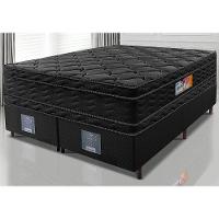 Cama Box King Colchão OrtoFirm Black + Box 193x203x71 Double Face Espuma D33 Preto - 1