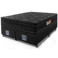 Cama Box King Colchão OrtoFirm Black + Box 193x203x71 Double Face Espuma D33 Preto - 5