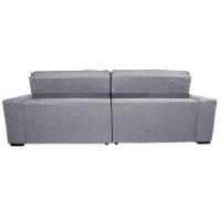 Sofá Retrátil e Reclinável 3,15m Molas Ensacadas Cama inBox Style Thermo Gel Linho Cinza Claro - 6