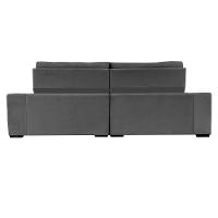 Sofá Retrátil e Reclinável 3,15m Cama inBox Big Puffer com SoftGel D40 Velupluma Cinza - 6