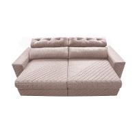 Sofá Retrátil e Reclinável 3,15m Molas Ensacadas Cama inBox Style Thermo Gel Linho Bege Claro - 5