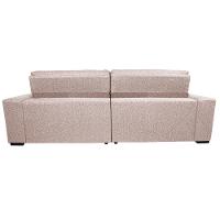 Sofá Retrátil e Reclinável 3,15m Molas Ensacadas Cama inBox Style Thermo Gel Linho Bege Claro - 6