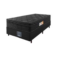 Cama Box Solteiro Colchão OrtoFirm Black + Box 88x188x67 One Face Espuma D33 Preto - 5