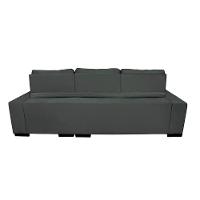 Sofá Retrátil e Reclinável Cama inBox Diamond 2,72m Tecido Suede Velusoft Cinza - 5