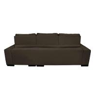 Sofá Retrátil e Reclinável Cama inBox Diamond 2,25m Tecido Suede Velusoft Café - 6