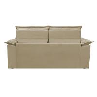 Sofá Retrátil e Reclinável Cama inBox Compact 1,50m Tecido Suede Velusoft Bege - 6