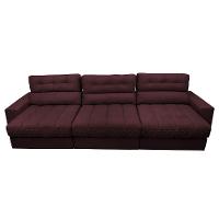 Sofá Retrátil e Reclinável com Molas Ensacadas Cama inBox Master 3,22m Tecido Suede Vinho - 5