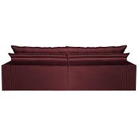 Sofá Retrátil Reclinável e Cama 2,35m Cama inBox Flex Suede Velusoft Vinho - 6