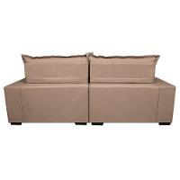 Sofá Retrátil e Reclinável com Molas Ensacadas Cama inBox Prime 3,12m Tecido Linho Bege Escuro - 6