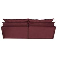 Sofá Sem Caixa Retrátil Reclinável 2,15m Cama inBox Versátil com Pillow Top e Molas Velusoft Vinho - 6