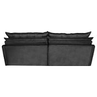 Sofá Sem Caixa Retrátil Reclinável 2,15m Cama inBox Versátil com Pillow Top e Molas Velusoft Preto - 6