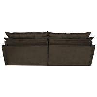 Sofá Sem Caixa Retrátil Reclinável 2,55m Cama inBox Versátil com Pillow Top e Molas Velusoft Café - 6