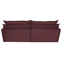 Sofá Sem Caixa Retrátil e Reclinável 1,95m Cama inBox Versátil Suede Velusoft Vinho - 6