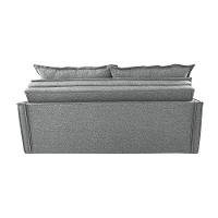 Sofá Sem Caixa Retrátil e Reclinável 1,65m Cama inBox Flat Linho Cinza Claro - 6