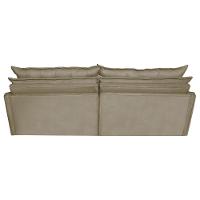 Sofá Sem Caixa Retrátil e Reclinável 1,55m Cama inBox Versátil Suede Velusoft Bege - 6