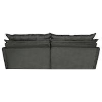 Sofá Sem Caixa Retrátil Reclinável 2,75m Cama inBox Versátil com Pillow Top e Molas Velusoft Cinza - 6