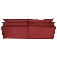 Sofá Sem Caixa Retrátil Reclinável 2,95m Cama inBox Versátil com Pillow Top e Molas Velusoft Vermelho - 6