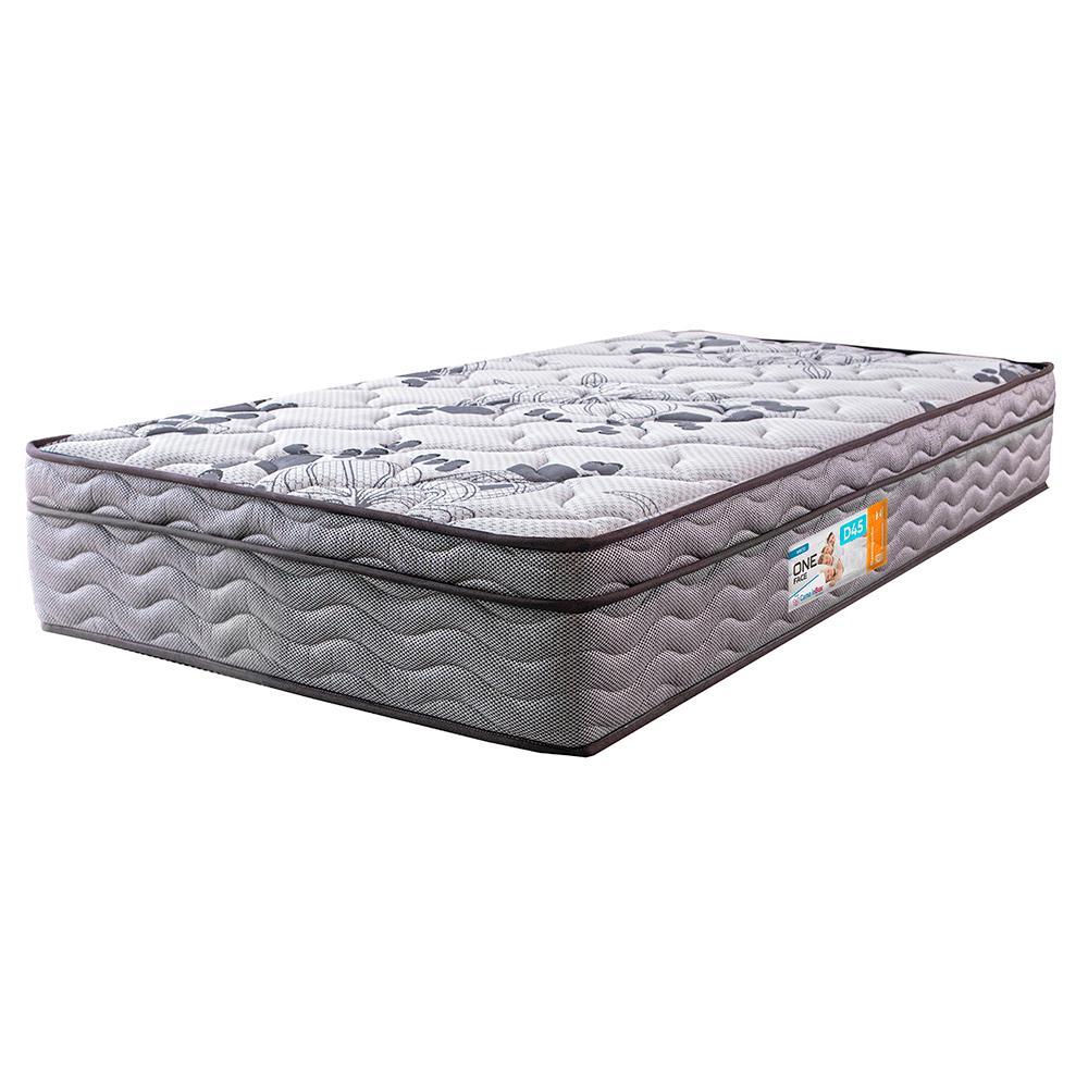 Colchão Solteiro OrtoFirm 88x188x28 One Face Espuma D45 Cinza - 5