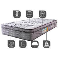 Colchão Solteiro OrtoFirm 88x188x28 One Face Espuma D45 Cinza - 3