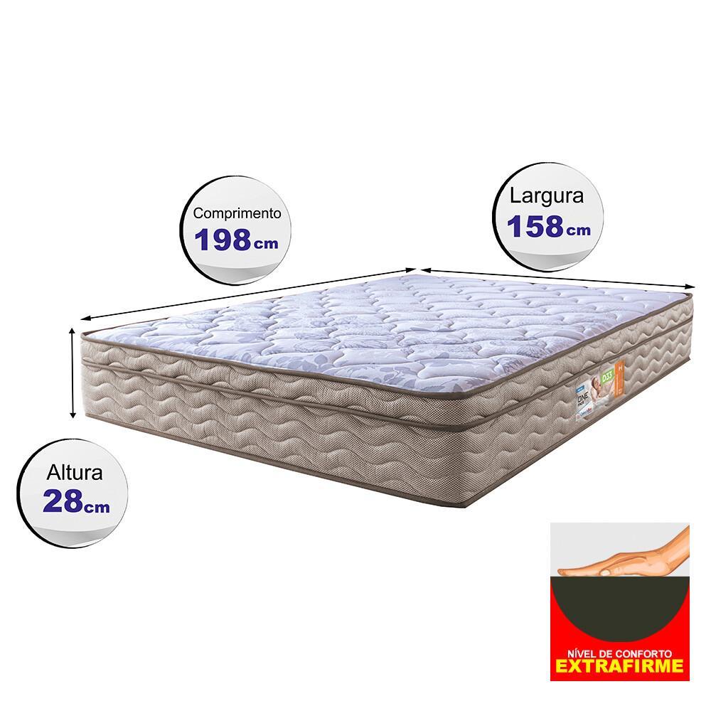 Colchão Queen OrtoFirm 158x198x28 One Face Espuma D33 Dourado - 2