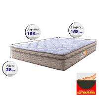 Colchão Queen OrtoFirm 158x198x28 One Face Espuma D33 Dourado - 2