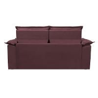 Sofá Retrátil e Reclinável Cama inBox Compact 1,50m Tecido Suede Velusoft Vinho - 6