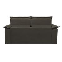 Sofá Retrátil e Reclinável Cama inBox Compact 1,50m Tecido Suede Velusoft Café - 6