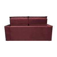 Sofá 3 Lugares Retrátil e Reclinável Cama inBox Slim 1,80m Velusoft Vinho - 6