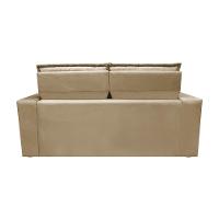 Sofá 3 Lugares Retrátil e Reclinável Cama inBox Slim 1,80m Velusoft Bege - 6