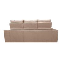 Sofá 3 Lugares Retrátil e Reclinável Cama inBox Senses 2,00m Velusoft Bege - 6