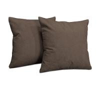 Kit 2 Capas de Almofadas Boucle Marrom 45x45cm Cama inBox - 5