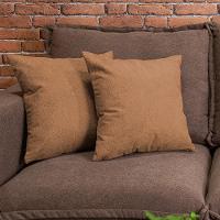 Kit 2 Capas de Almofadas Boucle Caramelo 45x45cm Cama inBox