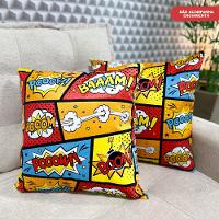 Kit 2 Capas de Almofadas Boom 45x45cm Cama inBox