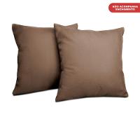 Kit 2 Capas de Almofadas Velusoft Castor 45x45cm Cama inBox - 5