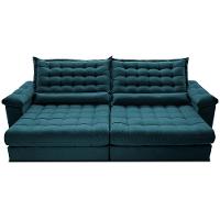 Sofá Retrátil Big Space 2,55m Cama inBox Petróleo - 5