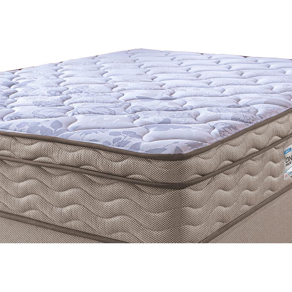 Cama Box Queen Colchão OrtoFirm + Box 158x198x67 One Face Espuma D33 Dourado - 4