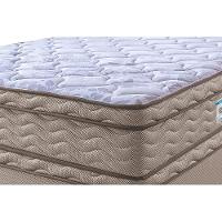 Cama Box King Colchão OrtoFirm + Box 193x203x71 Double Face Espuma D33 Dourado